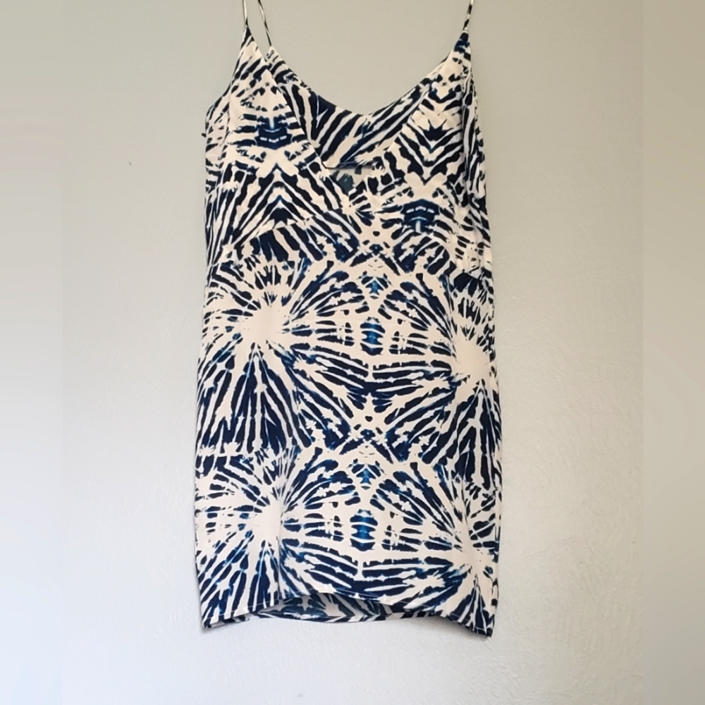 EUC Mikoh Costa Rica Tie Dye Silk mini slip dress / cover up Size XS-S - Picture 2 of 6